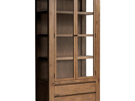 Norwich Cabinet, Weathered Oak Hot on Sale