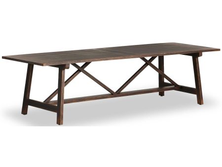 The 1500 Kilometer Dining Table, Aged Brown on Sale