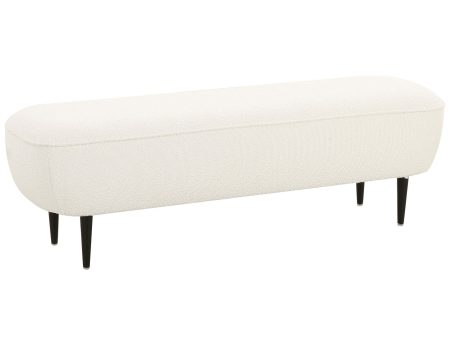 Denise Boucle Bench, Cream on Sale