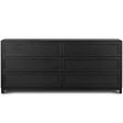 Millie 6 Drawer Dresser, Drifted Matte Black Hot on Sale