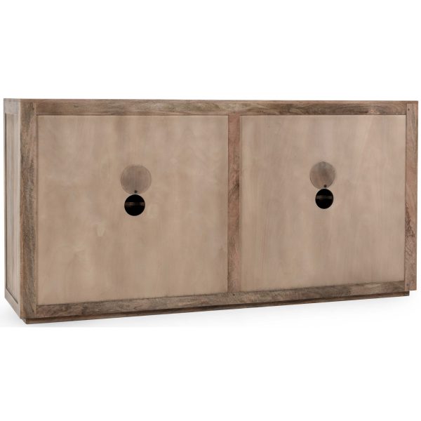 Jensen 4 Door Cabinet, Taupe Discount