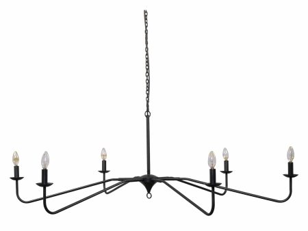 Edlyn Chandelier, Antiqued Iron Discount