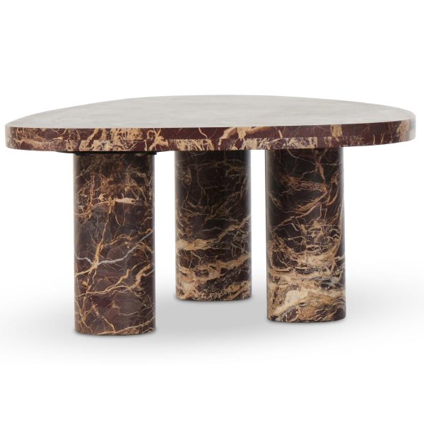 Zion Small Coffee Table, Merlot on Sale