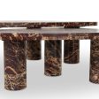 Zion Coffee Table Set, Merlot Discount