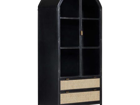 Neve Cabinet, Sandblasted Vintage Black Online Hot Sale