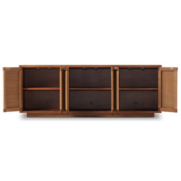 Macklin Sideboard, Light Mahogany Hot on Sale