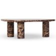 Zion Large Coffee Table, Merlot on Sale