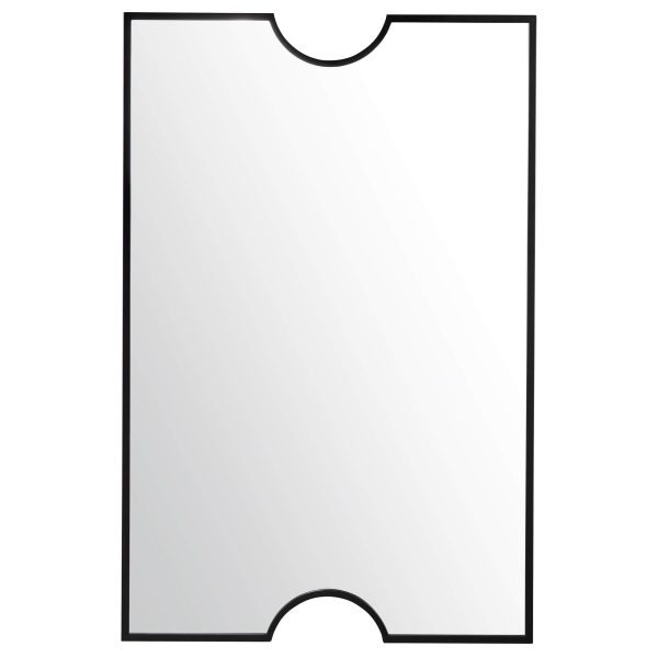 Albany 2 Mirror, Black on Sale