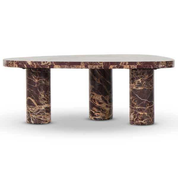 Zion Small Coffee Table, Merlot on Sale