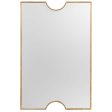 Albany 2 Mirror, Gold For Discount