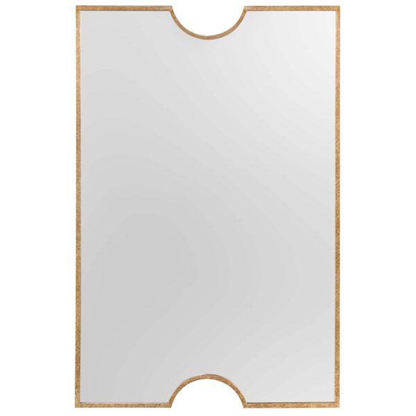 Albany 2 Mirror, Gold For Discount